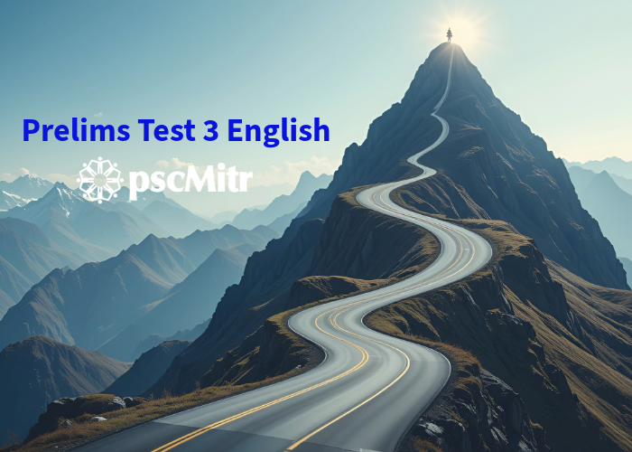 Test 3 Prelims - English