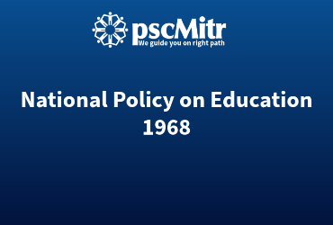 National Policy On Education 1968